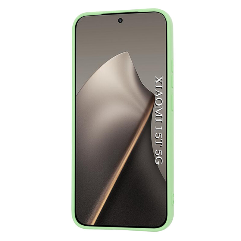 Husa silicon Xiaomi 15T Techsuit SoftFlex, verde deschis