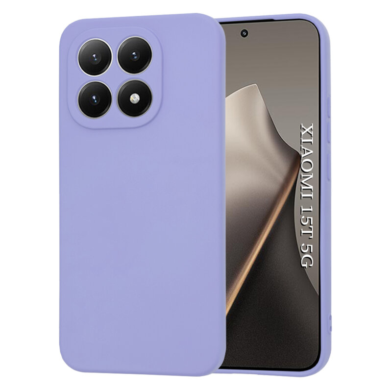 Husa silicon Xiaomi 15T Techsuit SoftFlex, violet