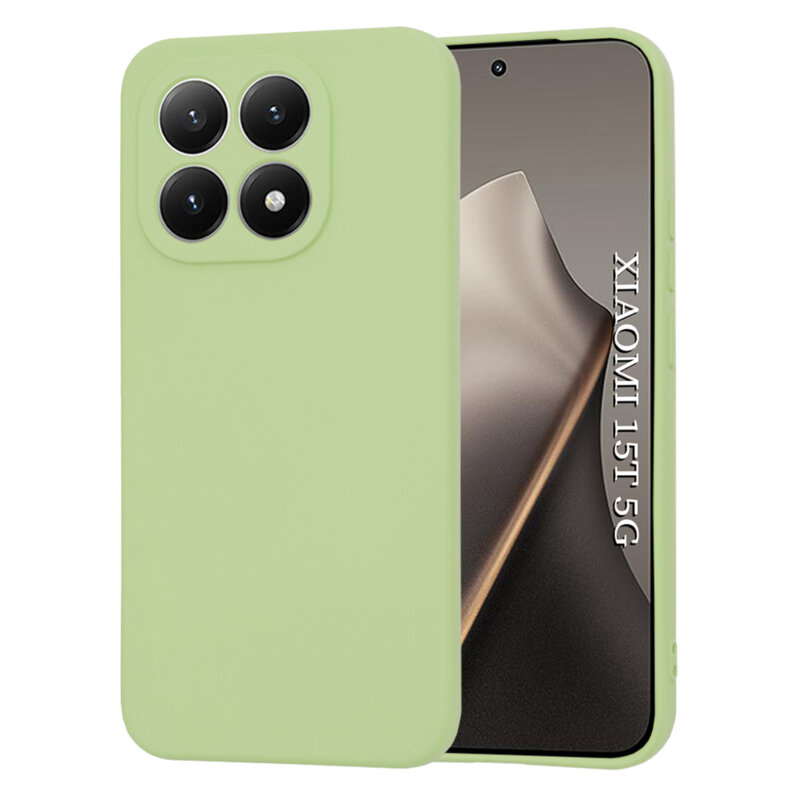 Husa silicon Xiaomi 15T Techsuit SoftFlex, verde