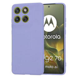 Husa silicon Motorola Edge 70 Techsuit SoftFlex, violet