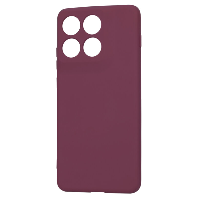 Husa silicon Motorola Edge 70 Techsuit SoftFlex, bordo