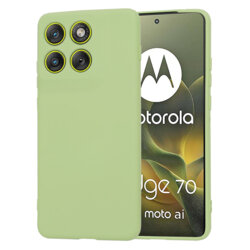 Husa silicon Motorola Edge 70 Techsuit SoftFlex, verde
