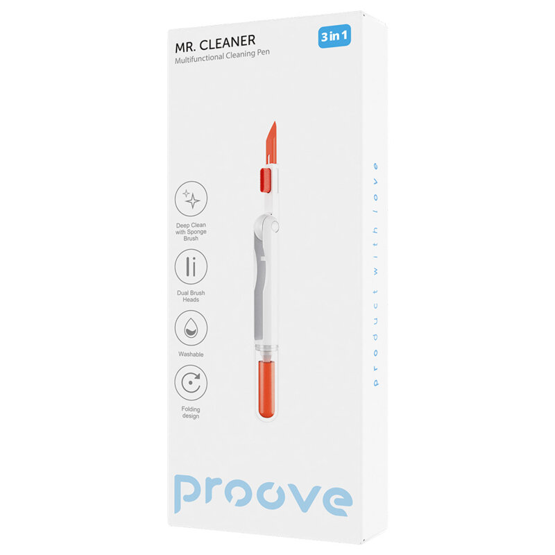 Kit curatare laptop, tastatura, telefon 3in1 Proove, MCP00000302