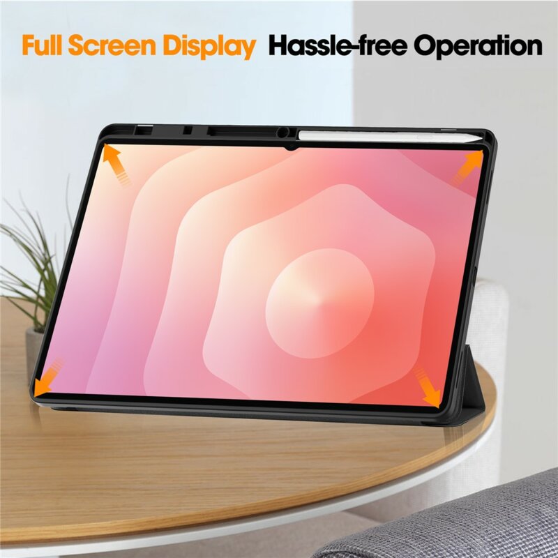Husa Samsung Galaxy Tab S11 Ultra Techsuit Flex Trifold Pen, negru