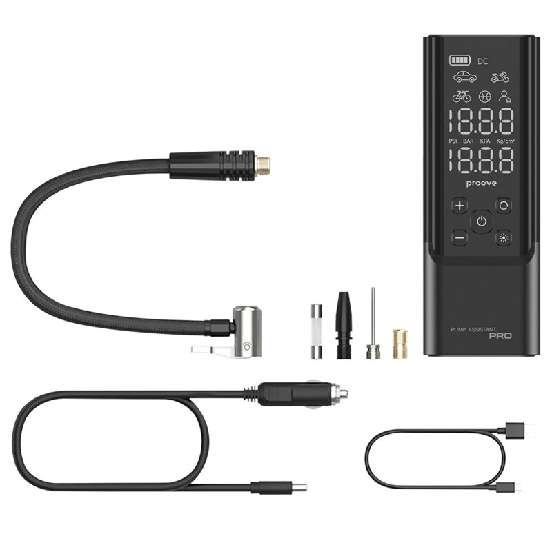 Compresor auto portabil cu display Proove, 120W, PPAP80010901