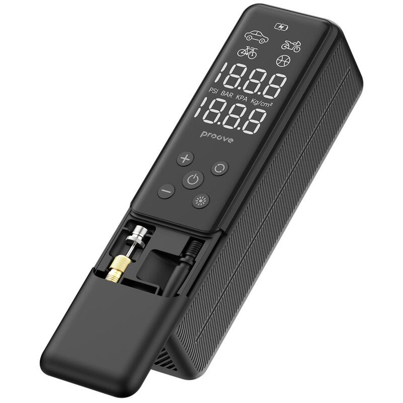 Mini compresor auto cu ecran LED Proove, 85W, PPAM85010901