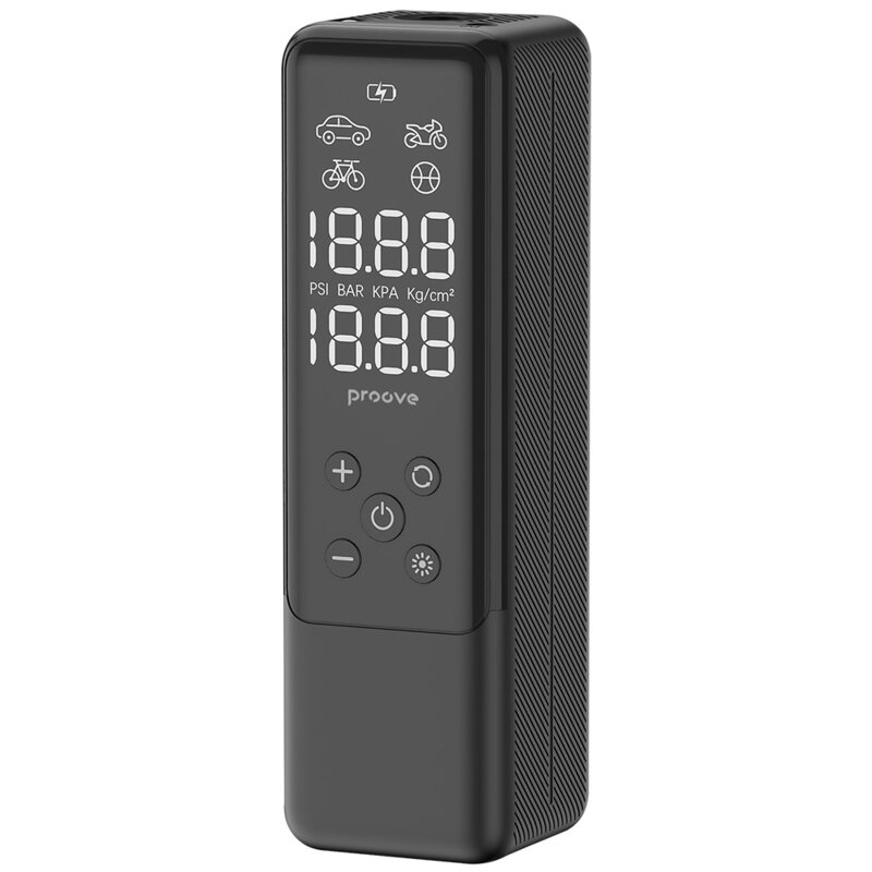 Mini compresor auto cu ecran LED Proove, 85W, PPAM85010901