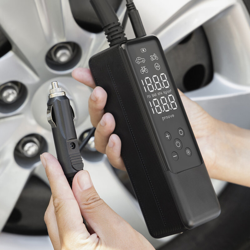 Mini compresor auto cu ecran LED Proove, 85W, PPAM85010901
