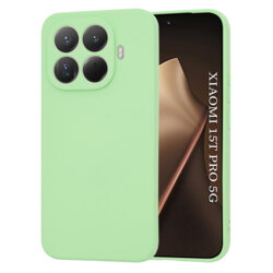 Husa silicon Xiaomi 15T Pro Techsuit SoftFlex, verde deschis