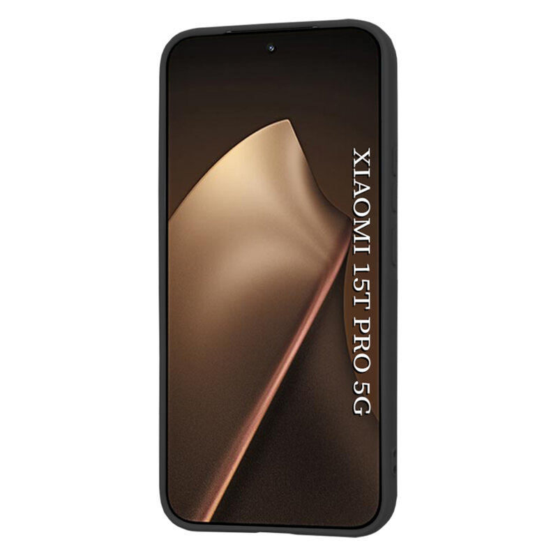 Husa silicon Xiaomi 15T Pro Techsuit SoftFlex, negru