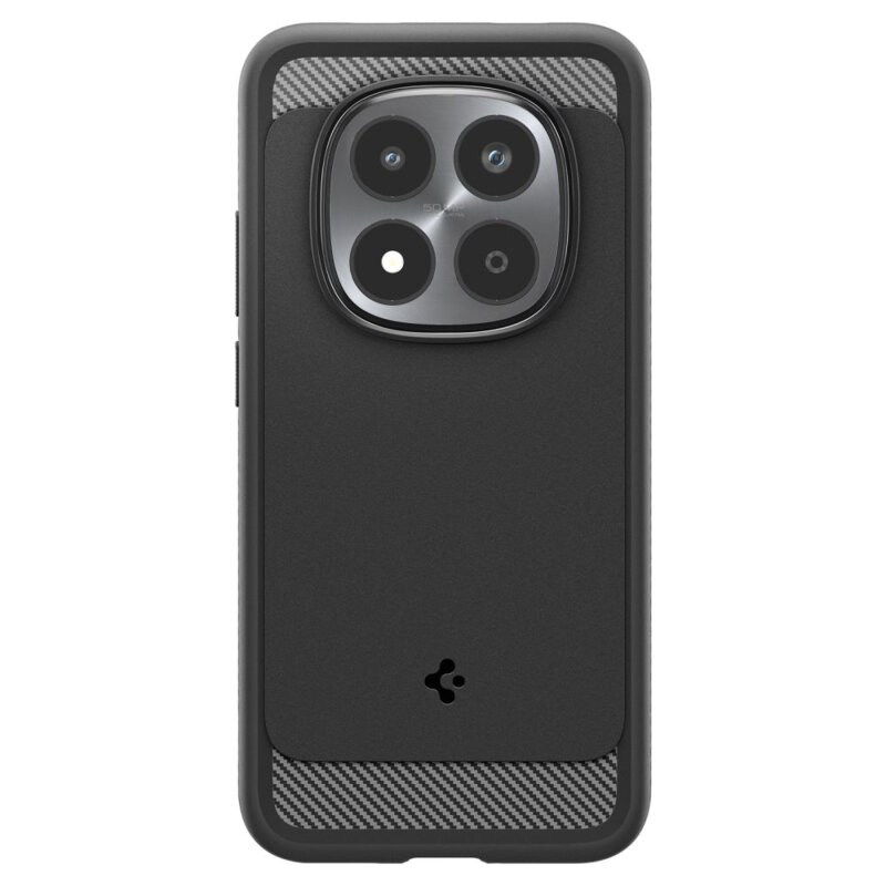 Husa Xiaomi Redmi Note 15 Pro 5G Spigen Rugged Armor, negru mat