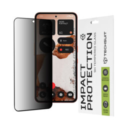 Folie sticla Nothing Phone (3a) Lite Techsuit 111D Privacy Full Glue, negru