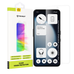 Folie sticla Nothing Phone (3a) Lite Techsuit Clear Vision Glass, transparenta