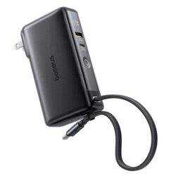 Baterie externa 3in1 cu cablu USB-C 10000mAh, Baseus Nomos NT11 Omni, P10078807123-00