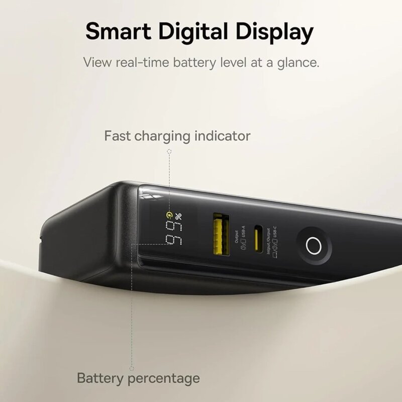 Baterie externa 3in1 cu cablu USB-C 10000mAh, Baseus Nomos NT11 Omni, P10078807123-00