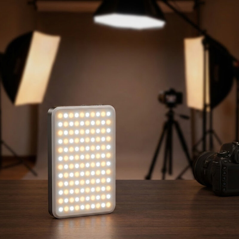 Lumina selfie LED portabila Yesido, 3000mAh, negru, DH12