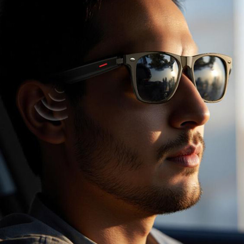 Ochelari smart cu difuzoare incorporate Yesido IO35, negru