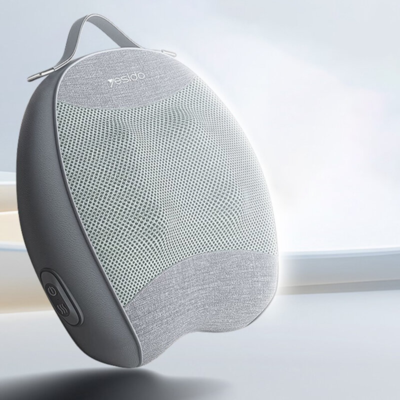 Aparat de masaj pentru spate cu incalzire Yesido MG15, gri