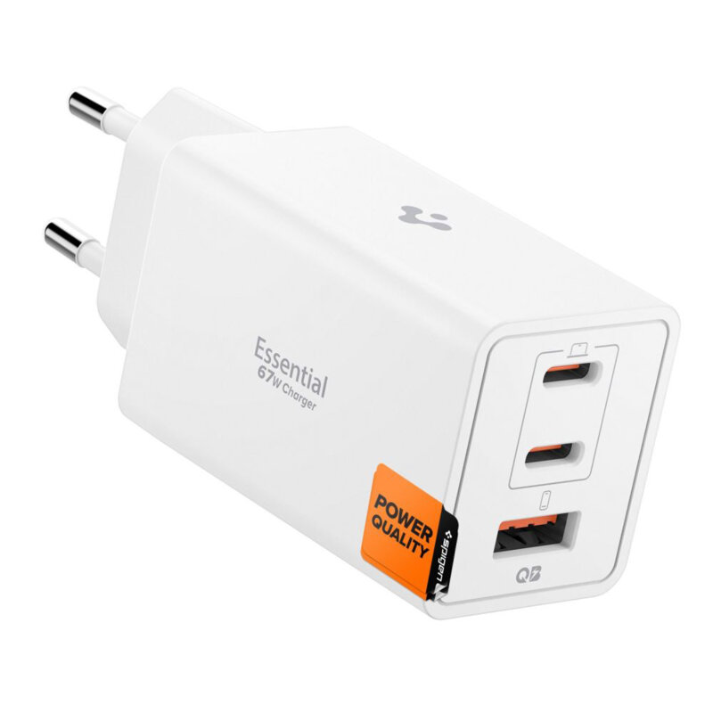 Incarcator USB, Type-C Fast Charge, 67W Spigen, alb, EE673EU