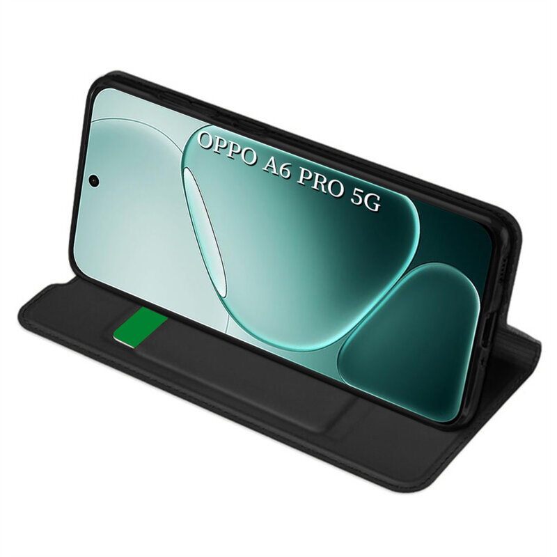 Husa Oppo A6 Pro 5G Techsuit Magskin Book, negru