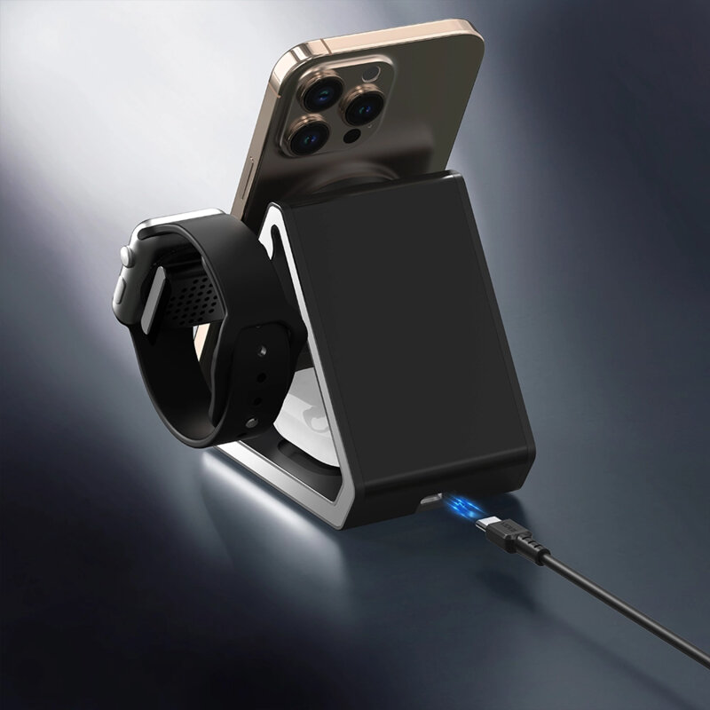 Incarcator wireless QI2, suport telefon 15W Lito LT-W02, negru