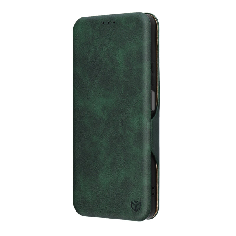 Husa 360° Honor 400 Smart 5G Techsuit Safe Wallet Plus, verde