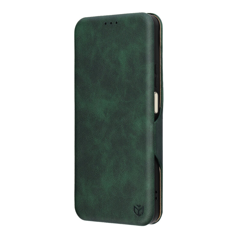 Husa 360° Honor X7d 4G Techsuit Safe Wallet Plus, verde