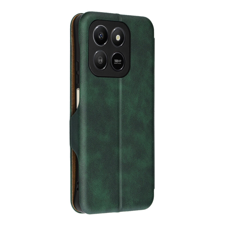 Husa 360° Honor X7d 4G Techsuit Safe Wallet Plus, verde