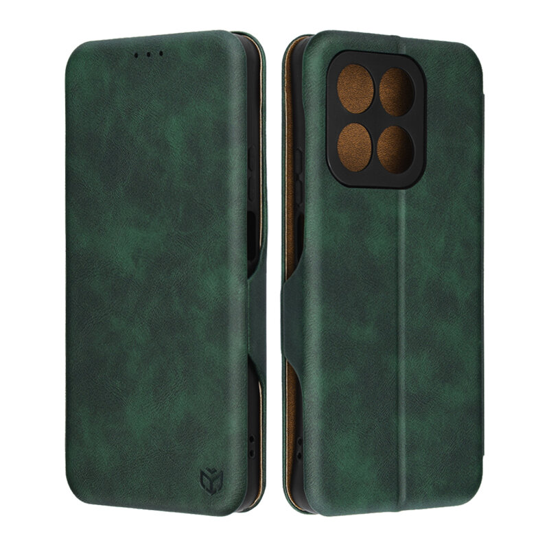 Husa 360° Honor X7d 4G Techsuit Safe Wallet Plus, verde