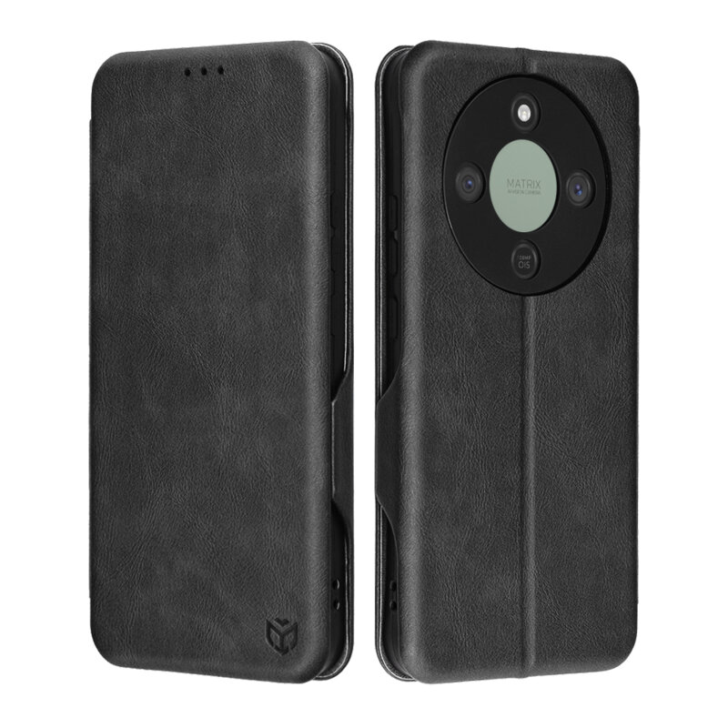 Husa 360° Honor Magic8 Lite Techsuit Safe Wallet Plus, negru