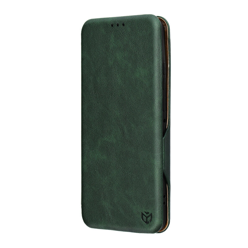 Husa 360° Motorola Edge 70 Techsuit Safe Wallet Plus, verde