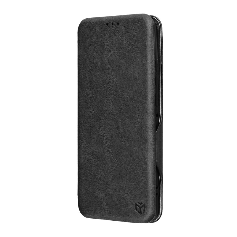 Husa 360° Motorola Edge 70 Techsuit Safe Wallet Plus, negru