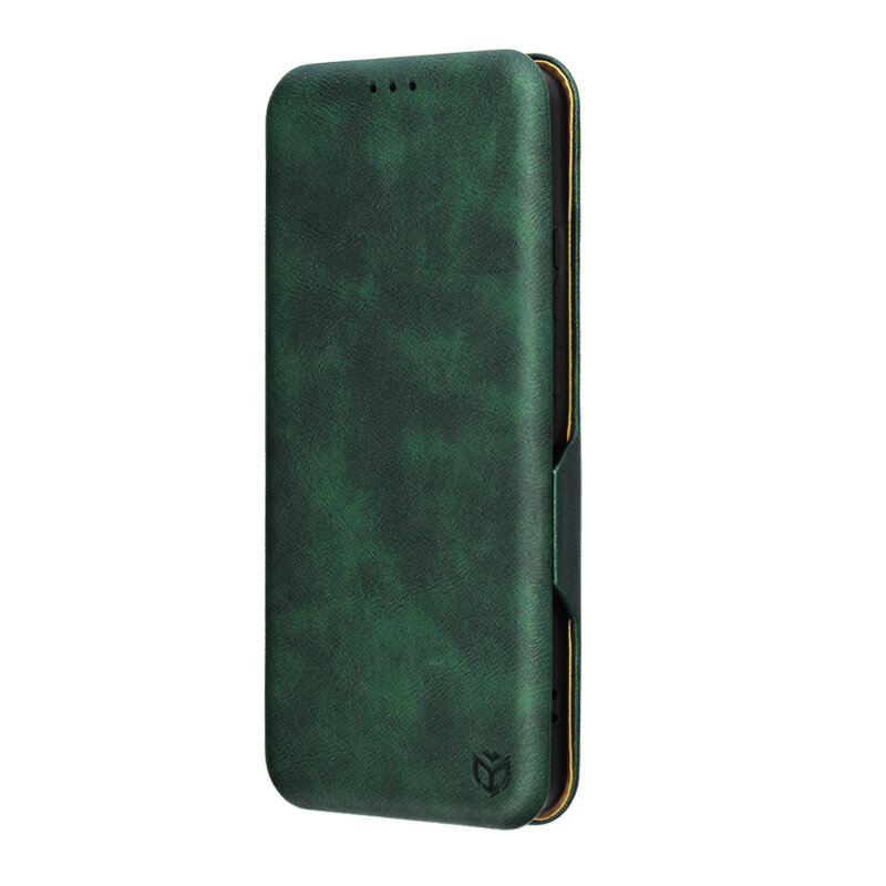 Husa 360° Motorola Moto G86 Techsuit Safe Wallet Plus, verde