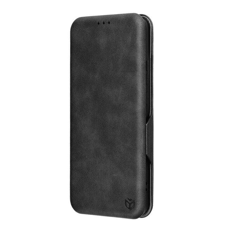 Husa 360° Motorola Moto G86 Techsuit Safe Wallet Plus, negru