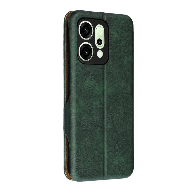 Husa 360° Oppo Reno14 Techsuit Safe Wallet Plus, verde