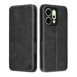 Husa 360° Oppo Reno14 Techsuit Safe Wallet Plus, negru