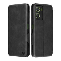 Husa 360° Motorola Moto G06 Techsuit Safe Wallet Plus, negru