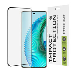 Folie sticla Xiaomi Redmi Note 15 4G Techsuit 111D Full Glue Full Cover, negru