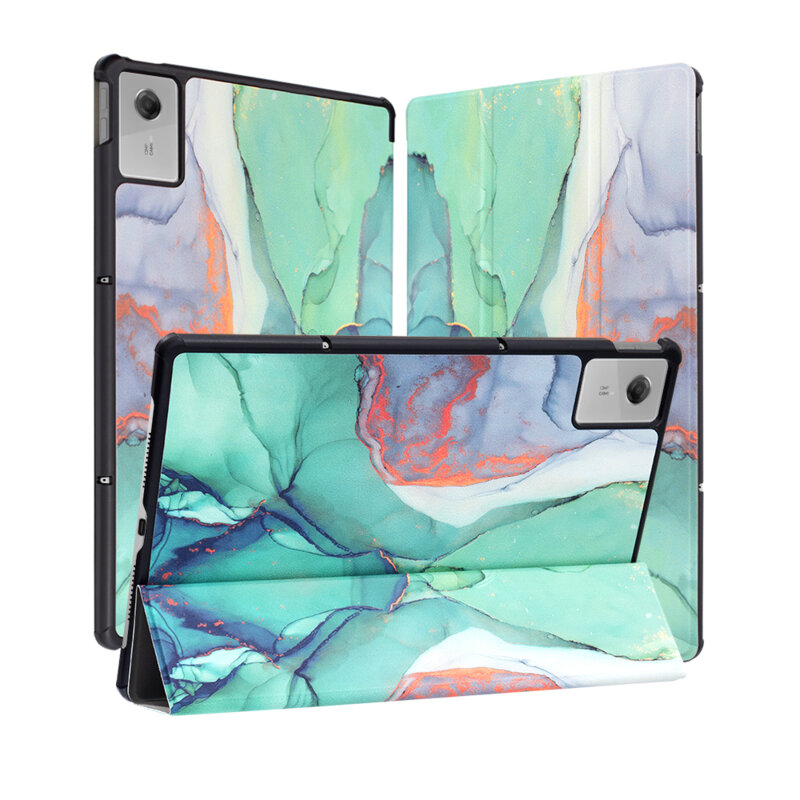 Husa Lenovo Idea Tab Plus 12.1 Techsuit FoldPro, Green Time