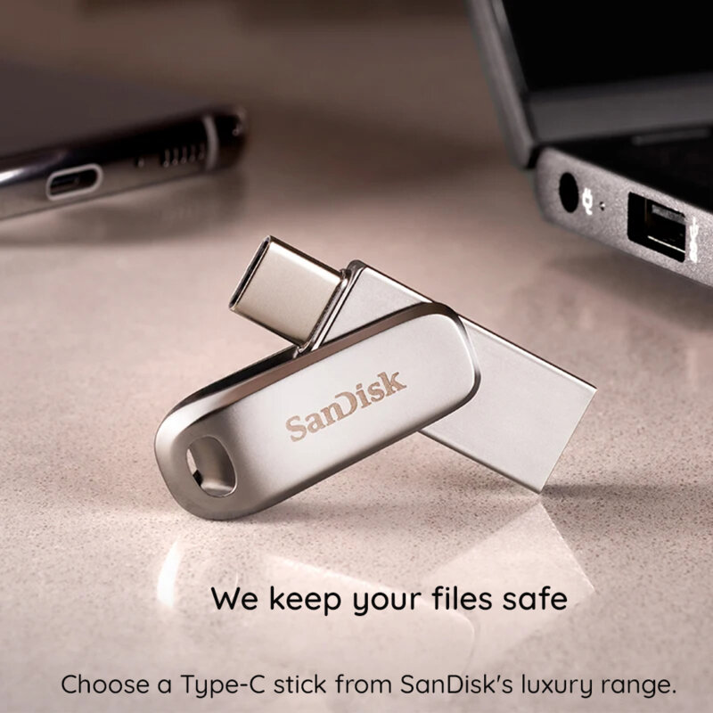 Memorie externa USB 3.2, 64GB SanDisk, SDDDC4-064G-G46, gri