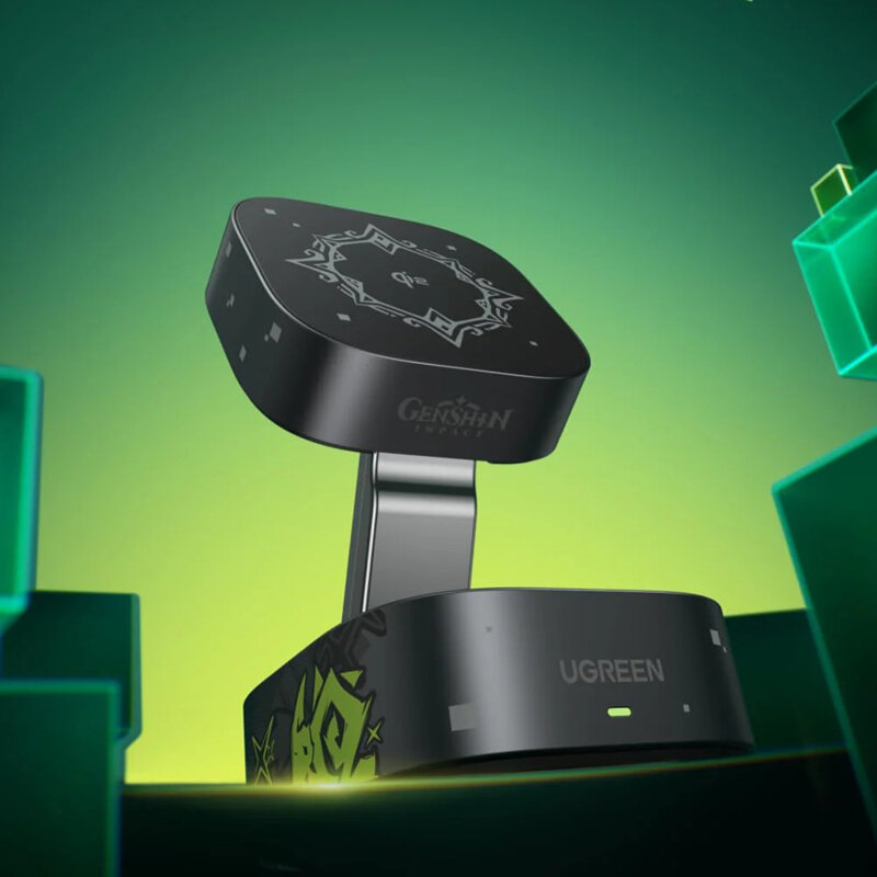 Incarcator wireless MagSafe 2in1 Ugreen ft. Genshin Impact, 15W