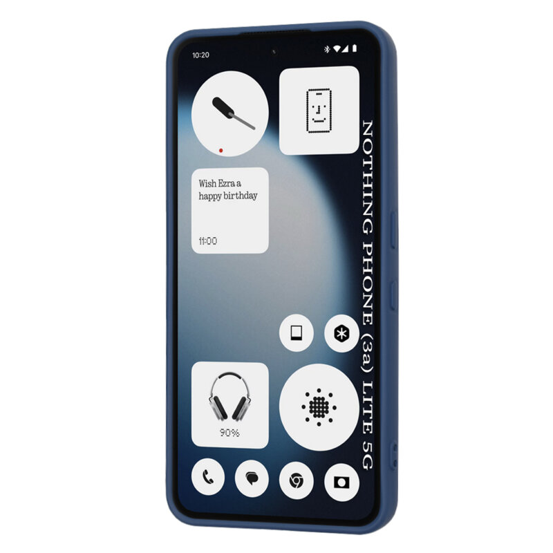 Husa silicon Nothing Phone (3a) Lite Techsuit SoftFlex, bleumarin