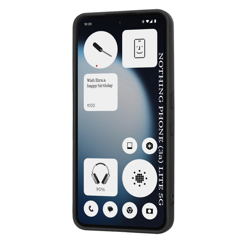 Husa silicon Nothing Phone (3a) Lite Techsuit SoftFlex, negru
