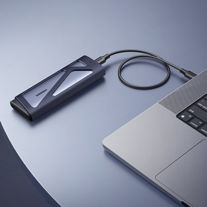 Carcasa SSD, M.2 NVMe SATA Ugreen, 10Gbps, gri, 15813