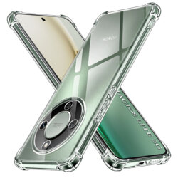 Husa Honor Magic8 Lite Techsuit Shockproof Clear Silicone, transparenta