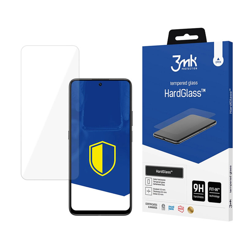 Folie sticla Honor 400 Smart 4G 3mk HardGlass, transparenta