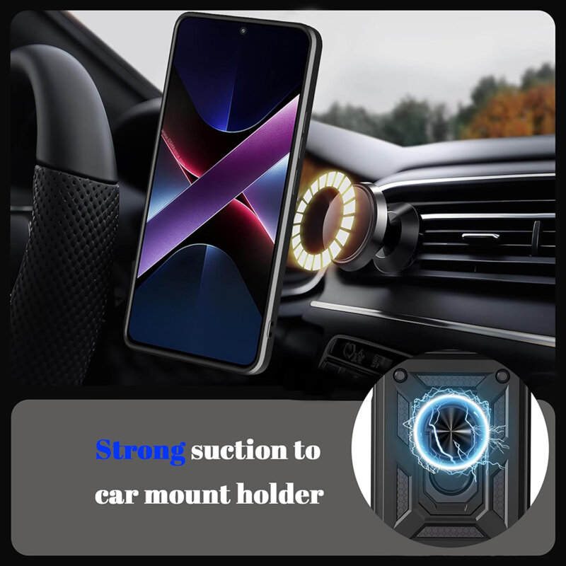 Husa Xiaomi Poco F8 Ultra protectie camera Techsuit CamShield Series, negru