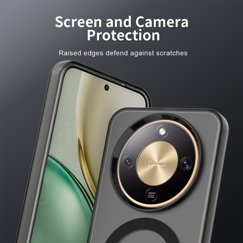 Husa Honor Magic8 Lite Techsuit CandyCase MagSafe, negru