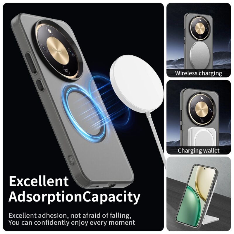 Husa Honor Magic8 Lite Techsuit CandyCase MagSafe, negru