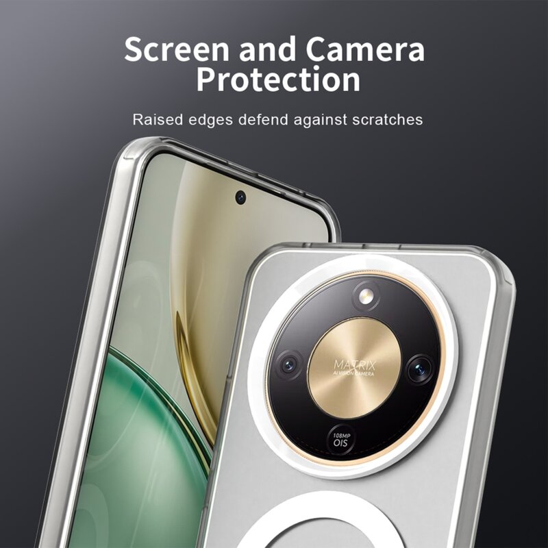 Husa Honor Magic8 Lite Techsuit CandyCase MagSafe, alb